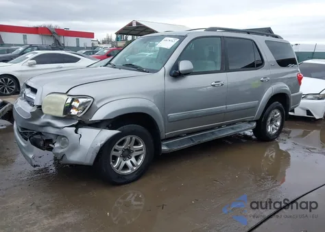 2006 Toyota Sequoia Sr5 V8 z USA, uszkodzony, nr VIN 5TDBT44A76S267376